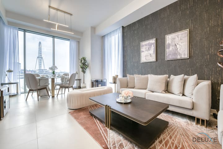 Arabian Sea & Ain Dubai Views 1br Next To Beach - Dubai Marina