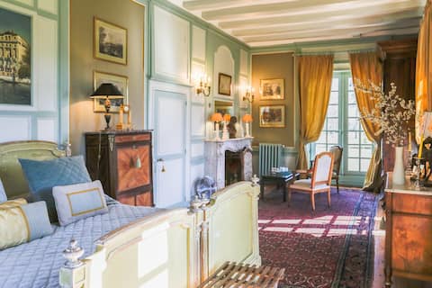 Suite-Deluxe-Ensuite with Bath-Park view-Chambre d