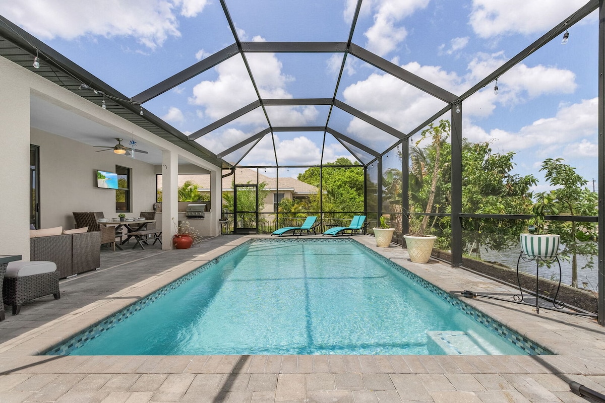 Pool, Kayaks, Villa Tropical Fruits - Houses for Rent in Cape Coral ...