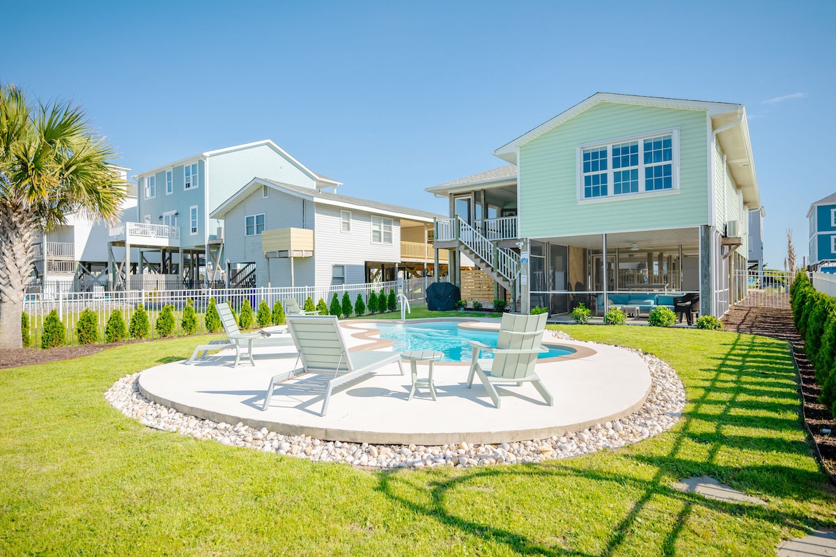 Mermaid Manor: Ocean View Home with Private Pool,