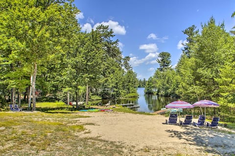 Private Fall Lakefront Cabin w/ Fire Pit & Hot Tub