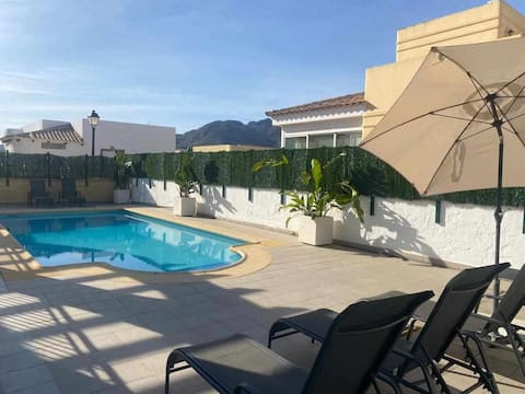 lovely three bedroomed villa with private pool
