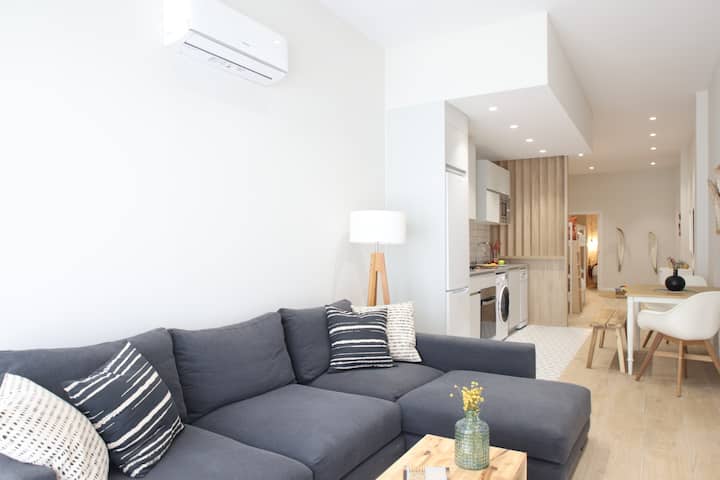 Sea Rooms | 6 Guests | Ac & Wifi | 15 Min Beach - Valencia