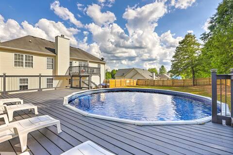 Charming Covington Home w/ Fire Pit + Game Room!