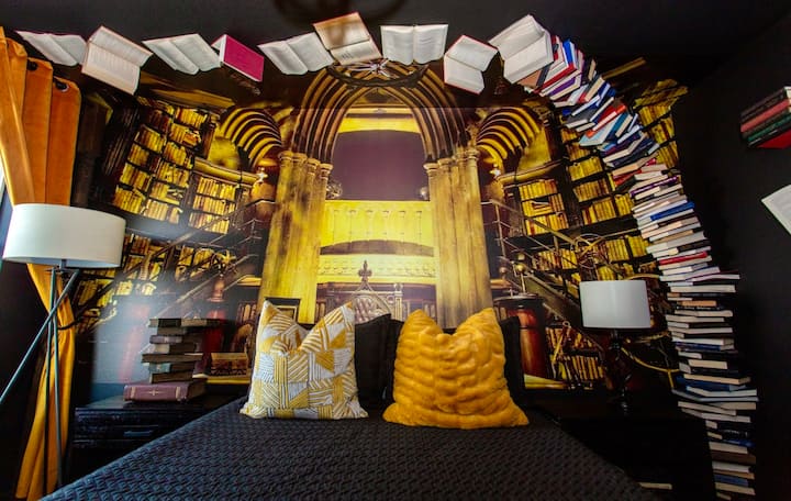 Step into Dumbledore's Secret Library, where magic meets comfort.  #DumbledoresDen