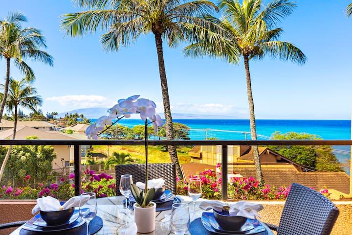 Kahana Villas: Oceanview 2BR Condo w/ AC & Pool