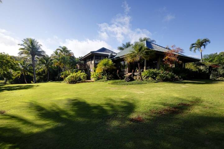 Gated botanical garden retreat with private lake gallery image 3