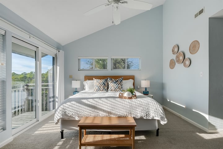 Cozy master bedroom located on the 3rd floor.