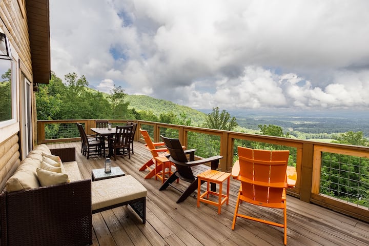 Mtn Views, Hot Tub + Games | Pet-friendly - Weaverville, NC