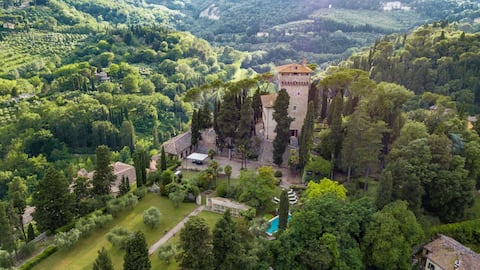 Rocca di Cetona, a Luxury Castle with Pool in Tusc