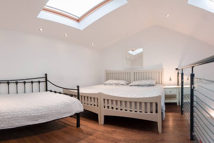 Mezzanine bedroom area