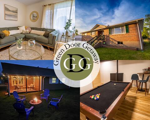 Pet Friendly*Pool Table*Heated Patio*Green Door Getaway @ New River Gorge National Park