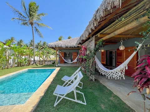Super charming house with pool in Icaraizinho!