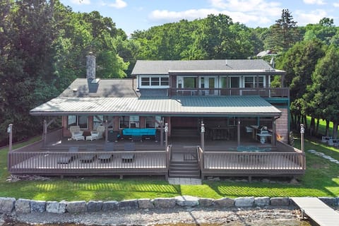 Lake Therapy On Keuka | Lakefront | FLX | Hot Tub