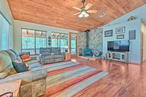 Bring a Pet: Happy Jack Cabin w/ Fire Pit!