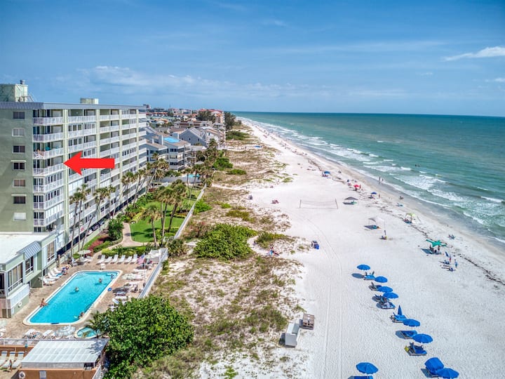 Fabulous Beachfront 3/2 Condo, Indian Shores! Condominiums for Rent