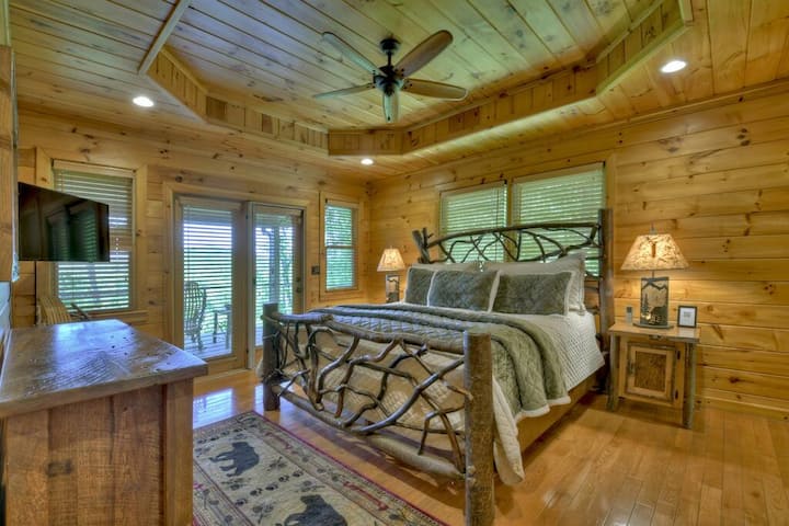 Loft King master suite