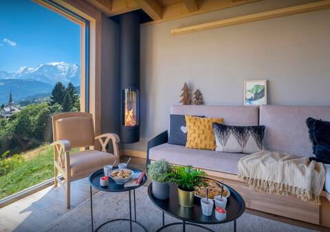 Ski break stunning Mont Blanc views