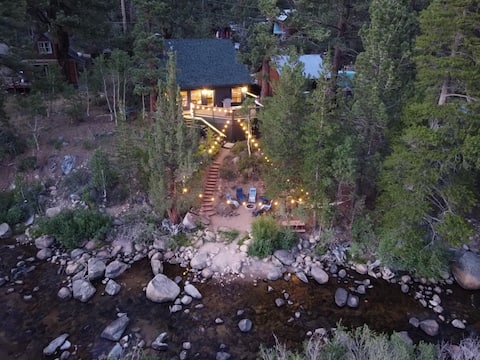 Tahoe River Cabin on Private Beach