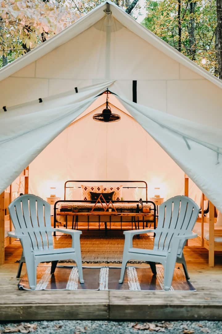 Deluxe Safari Tent Glamping at Unicoi in Helen GA 15 Tents for Rent