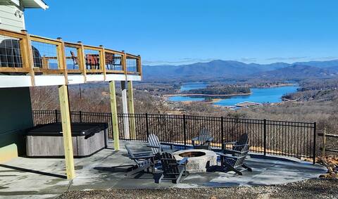 New Hot tub, Firepit, and 5 mins to Lake Chatuge,