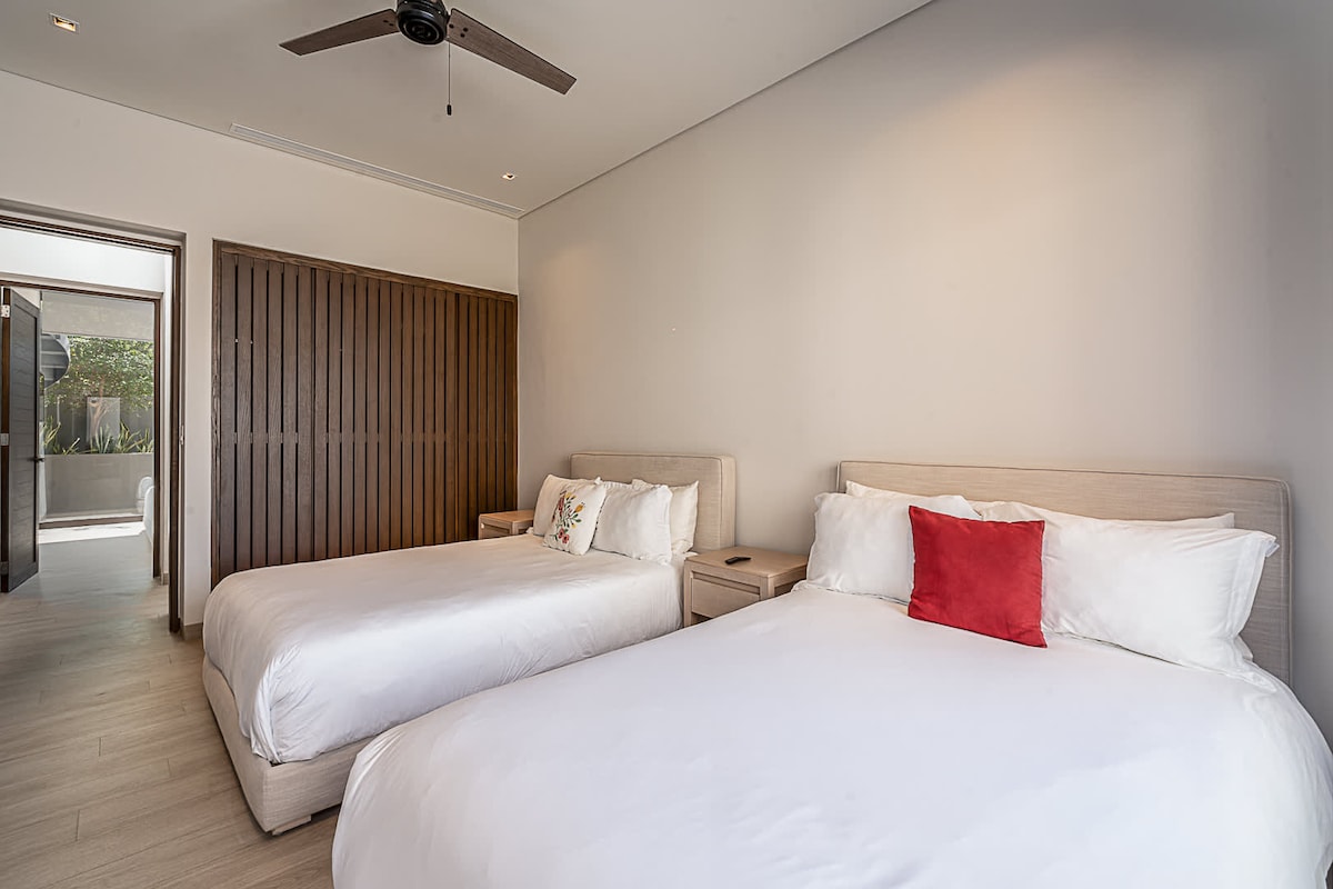 客房配备2张双人床