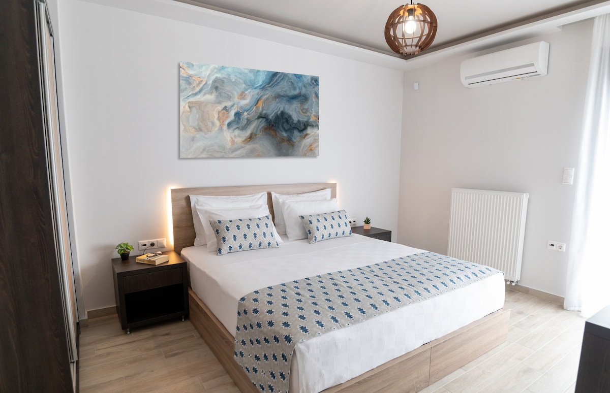 Стан Дестино 3, спална соба со два единечни кревета