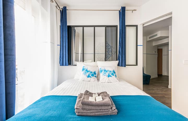 Appartement Grand Bleu Situé Dans Paris Centre - París