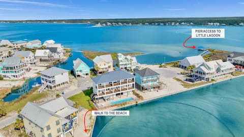 Gorgeous Beach Home! Private pool, fishing deck!