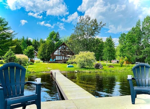 Superb log cabin *Spa* *Waterfront*