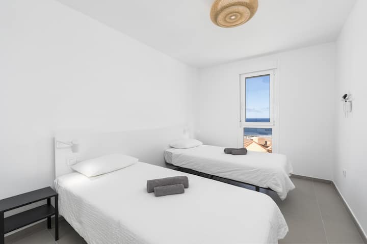 Dormitorio con posibilidad de separar las camas