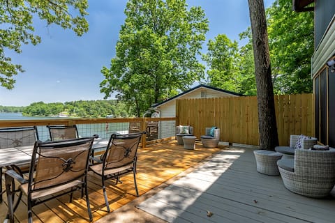 French Country Cottage • Dock & Screened Porch