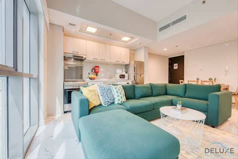 Popular Airbnb listing: Minutes Drive to Expo City 1BR w/ Site Facilities in Madinat Al Mataar