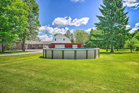 Roomy Montour Falls Retreat w/ Private Pool!