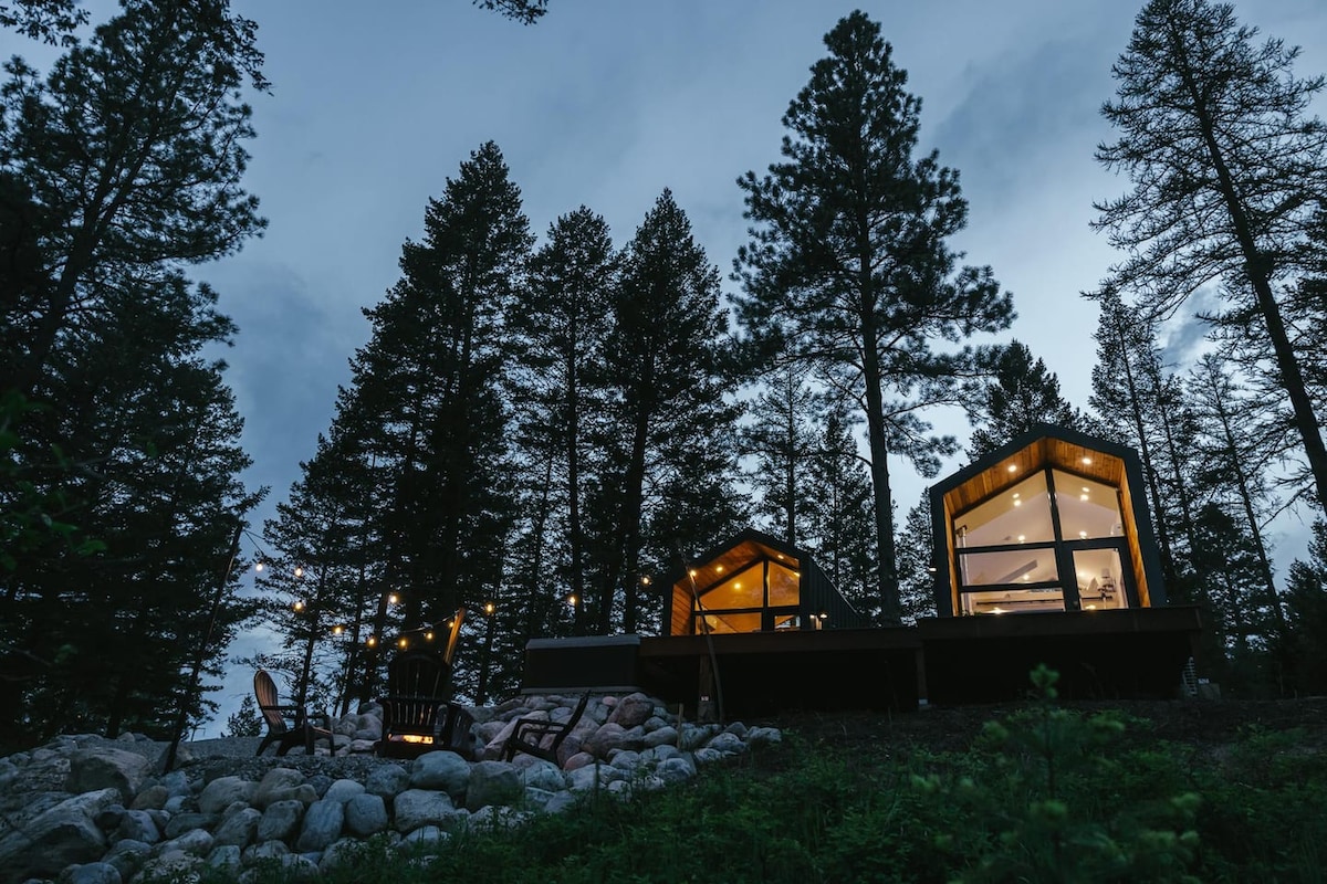 Successful Airbnb property: Kintla - Modern Dual Tiny Homes in Whitefish / Flathead Valley
