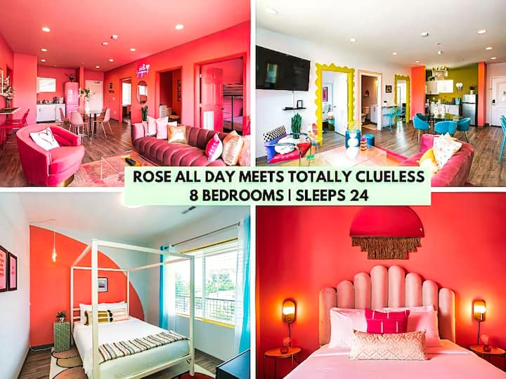 2 Side By Side | 20 Beds | Walkable To Bars - Nashville, TN