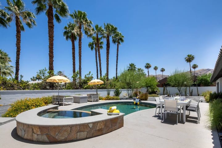 Bel Air Palms Stylish 3-br Home With Pool & Spa - Palm Springs, CA