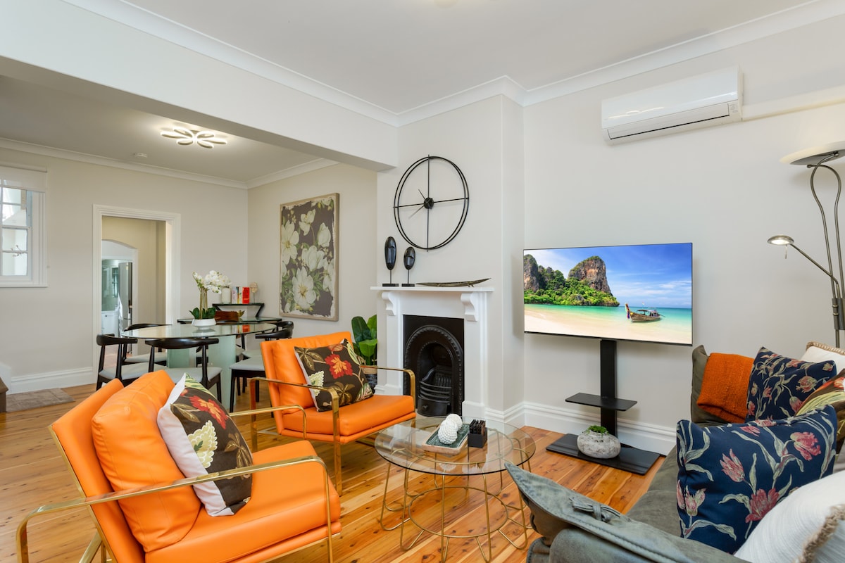 Successful Airbnb property: Beautiful 2-Bed Terrace House with Outdoor Areas in Pyrmont