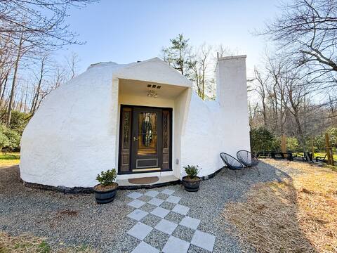 The Toasted Marshmallow | A Creekside Dome Home!