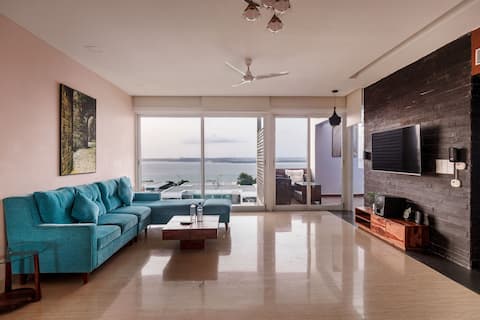 St.Jacinto Island Villa|Private Pool|BayView|3BHK