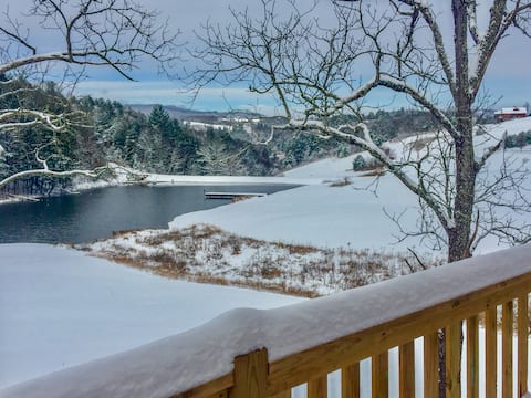 Lakefront Escape! Hot Tub, Views & River Access!