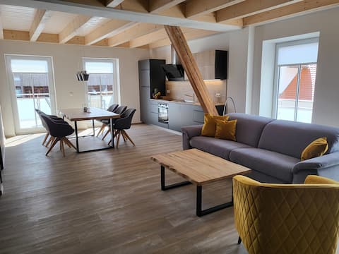Vacation apartment 2 with balcony (Ferienhof Gutmichel)