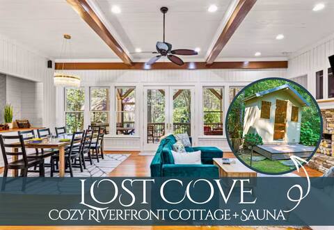 Holiday Riverfront Escape | Sauna | Private Trails