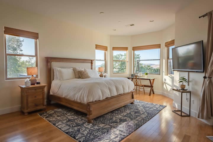 Master Bedroom with great views