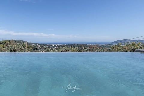 Luxury Villa Panoramic Sea view Swimming pool Air