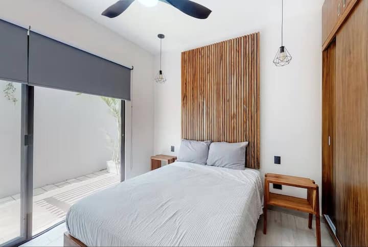 Comfortable, plushy mattress will have you sleeping on clouds.