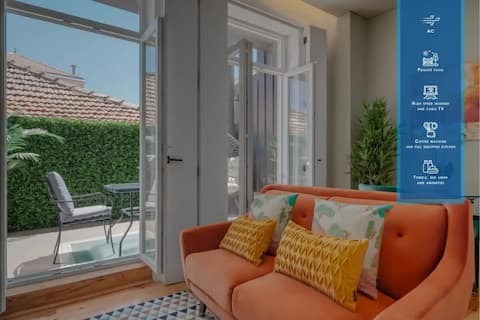 Anúncio popular: Green Garden Luxury House w/ Ac, Metro & Downtown em Bonfim