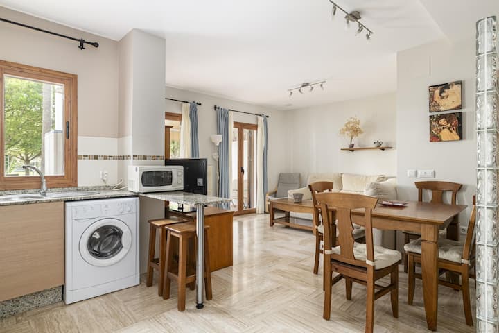 Apartamento Bajo Con Jardín Junto A La Barrosa - Novo Sancti Petri
