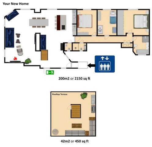 Central Penthouse with Private Rooftop Terrace gallery image 5