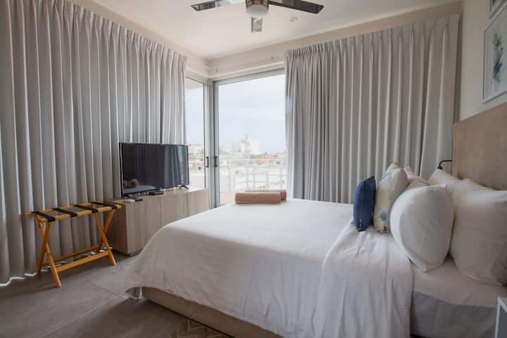 Chumba cha kulala chenye starehe; bora kwa ajili ya kulala vizuri usiku.